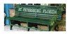 St. Pete Recycled Plastic Park Bench In Turf Green