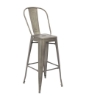 Industrial Interior Metal Restaurant Bar Chair - Bronze