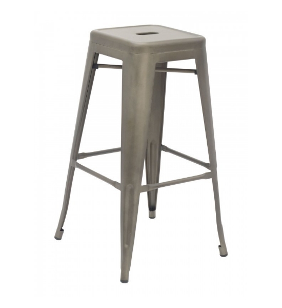 Interior Industrial Metal Bar Stool For Restaurants