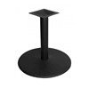 Indoor Restaurant Dining Table with Marco Top and Round Stamped Steel Base