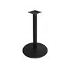 Indoor Restaurant Bar Height Table with Suncity Top and Round Stamped Steel Base