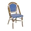 Fiji Outdoor Restaurant Chair With Aluminum Frame And PE Weave Seat 