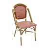 Fiji Outdoor Restaurant Chair With Aluminum Frame And PE Weave Seat 