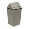 36 Gallon Stainless Steel Trash Can W/ Liner & Swing Top