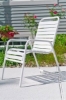 Quick Ship St. Maarten Vinyl Strap Dining Chair