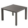 20" Sunset Square Aluminum Side Table - Fusion Bronze