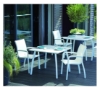 36" Sunset Square Aluminum Patio Dining Table