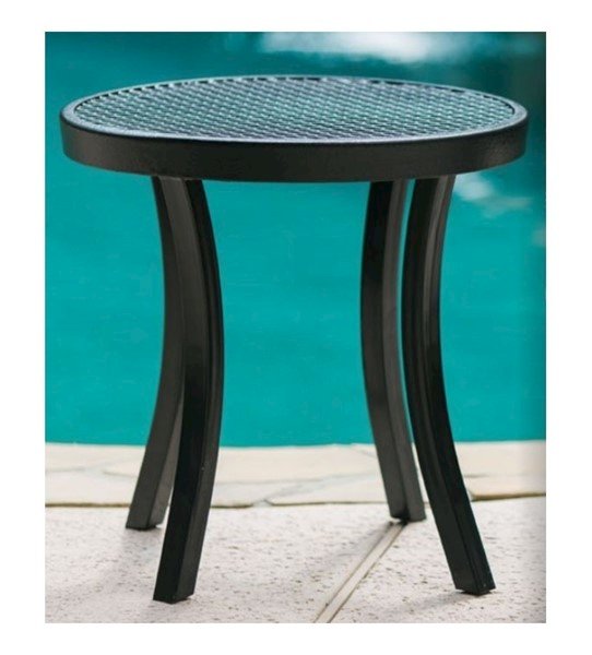 Round Plastic Coated Metal Side Table - 20" or 24"