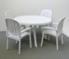 Ponza Classic Dining Set with Plastic Resin Tables and Chair Packages