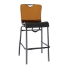 Krystal Commercial Grade Plastic Resin Polymer Barstool - 17 lbs