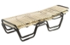 Neptune Vinyl Strap Chaise Lounge - Stacked - Commercial Aluminum Frame