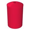 55 Gallon Round Smooth Plastic Recycling Receptacle with Mushroom Top & Liner - 28 lbs.
