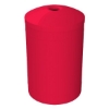 55 Gallon Round Smooth Plastic Recycling Receptacle with Mushroom Top & Liner - 28 lbs.