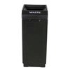 39 Gallon Plastic Square Waste Receptacle With Open Top - 27 Lbs.