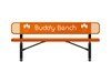 RHINO Series Rectangular Thermoplastic Buddy Bench – 4 Foot, 6 Foot, or 8 Foot - Quick Ship