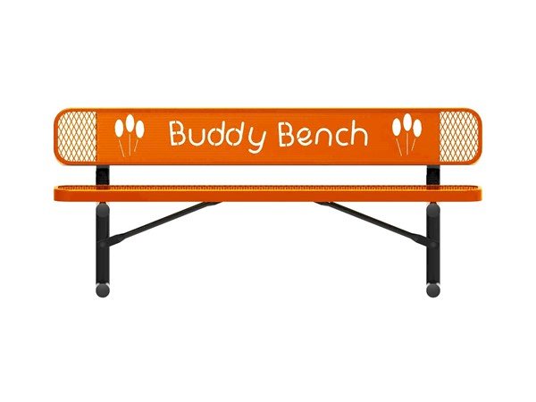 RHINO Series Rectangular Thermoplastic Buddy Bench – 4 Foot, 6 Foot, or 8 Foot - Quick Ship