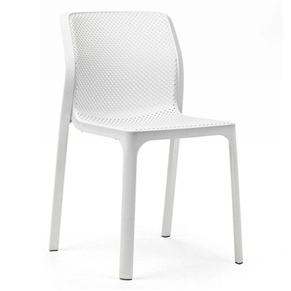 Bit Plastic Resin Dining Chair by Nardi