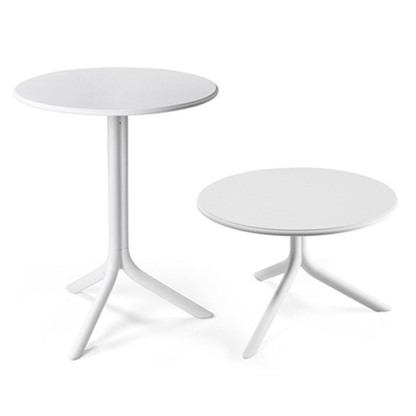 24" Round Spritz Plastic Resin Table