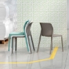Bit Plastic Resin Dining Chair by Nardi