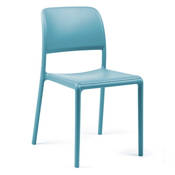 Riva Bistrot Plastic Resin Dining Chair - 9 lbs.