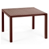 24" Square Aria Plastic Resin Side Table