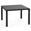 24" Square Aria Plastic Resin Side Table