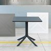 32" Square Clip Resin Dining Table by Nardi32" Square Clip Resin Dining Table by Nardi