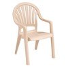 Pacific Fanback Stacking Commercial Plastic Resin Armchair