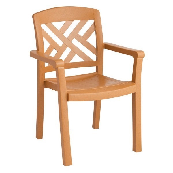 Sanibel Stacking Commercial Highback Plastic Resin Armchair