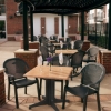Sumatra Stacking Commercial Highback Plastic Resin Armchair