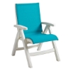 Belize Plastic Resin Sling Folding Deck Chair