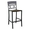 Moon Armless Stacking Commercial Plastic Resin Barstool