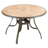 48" Round Louisiana Toscana Decor Aluminum Patio Table