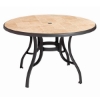 48" Round Louisiana Toscana Decor Aluminum Patio Table