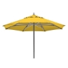 7 1/2' Telescope Casual Powdercoat Aluminum Market Umbrella
