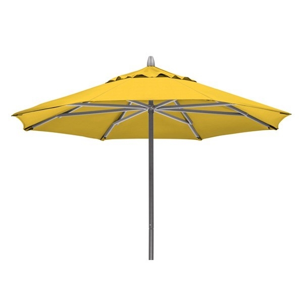 7 1/2' Telescope Casual Powdercoat Aluminum Market Umbrella