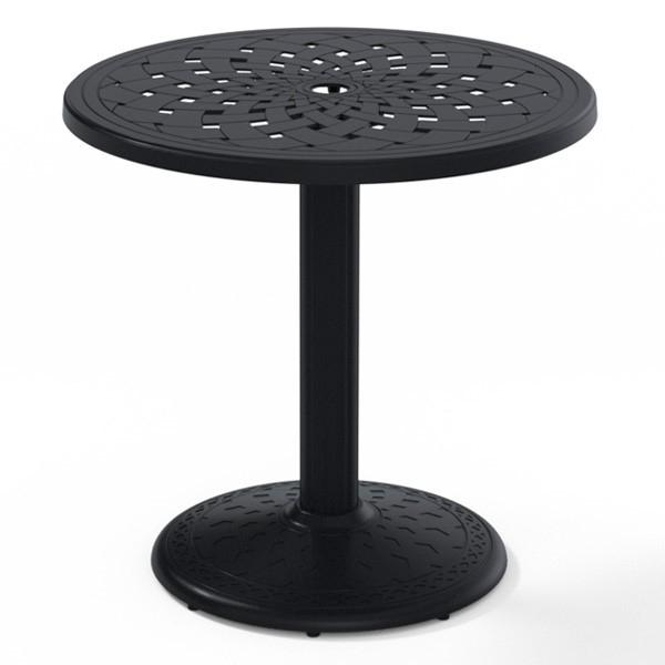 Telescope 30" Round Cast Aluminum Dining Table