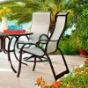 Telescope Aruba II Sling High Back Dining Chair with Aluminum Frame