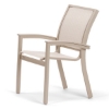 Telescope Bazza Dining Chair with Aluminum Frame and Marine Grade Polymer Accents