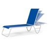Telescope Gardenella Armless Sling Chaise Lounge with Aluminum Frame