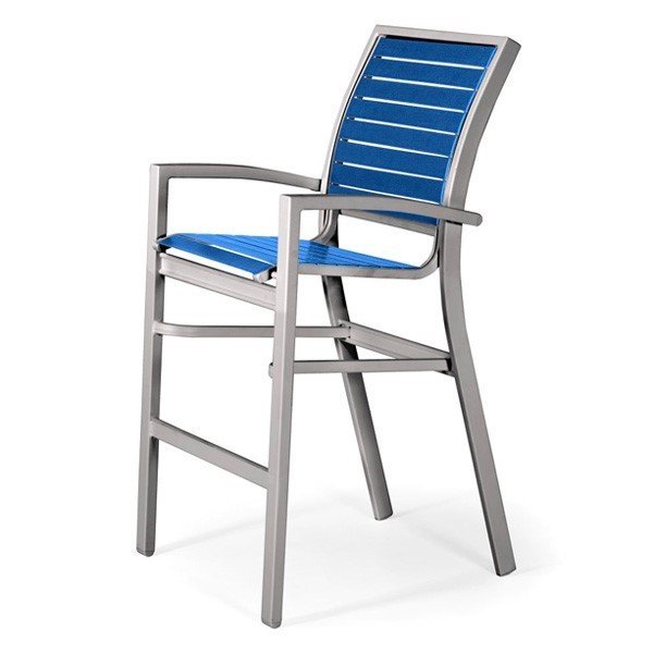 Telescope Kendall Strap Bar Chair with Aluminum Frame