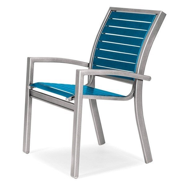 Telescope Kendall Strap Dining Chair with Aluminum Frame