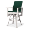 Telescope Leeward Sling Swivel Counter Chair with Marine Grade Polymer Frame