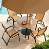 Telescope Primera Sling Dining Chair with Aluminum Frame
