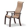 Telescope St. Catherine High Back Sling Dining Chair with Marine Grade Polymer Frame