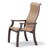 Telescope St. Catherine High Back Sling Dining Chair with Marine Grade Polymer Frame