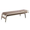 Anna Maria Armless Chaise Lounge - Commercial Aluminum Frame with Sling Fabric
