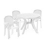 Ponza Classic Dining Set with Plastic Resin Tables and Chair Packages