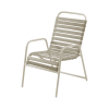 	St. Maarten Vinyl Strap Dining Chair - Commercial Aluminum Frame