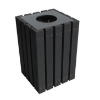 22 Gallon Recycled Plastic Square Trash Can